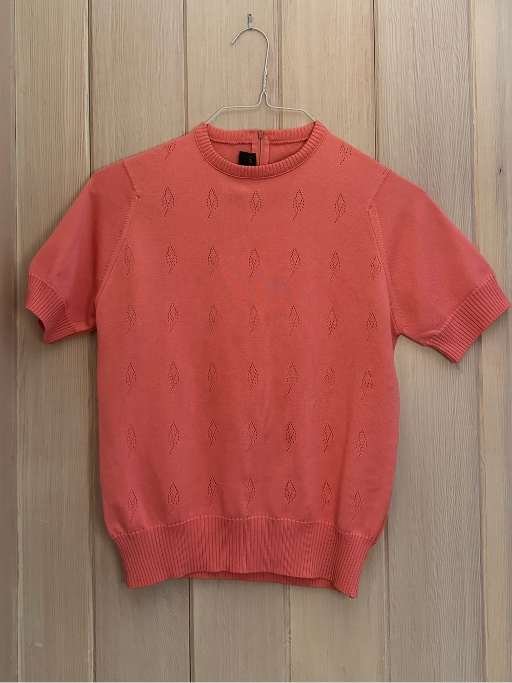 Givenchy Sport Coral Knit Zip-Back Top